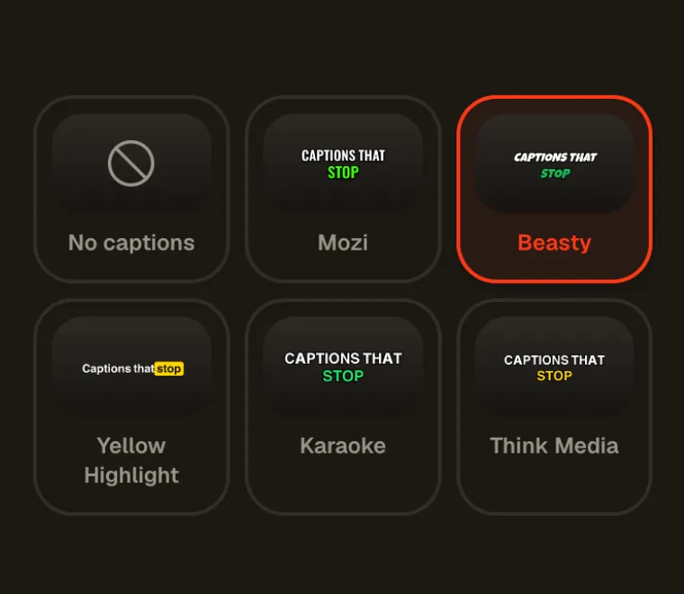 Short.now — Auto-captions