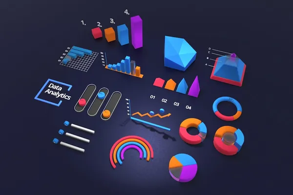 Analytics dashboard showing content scheduling metrics and data